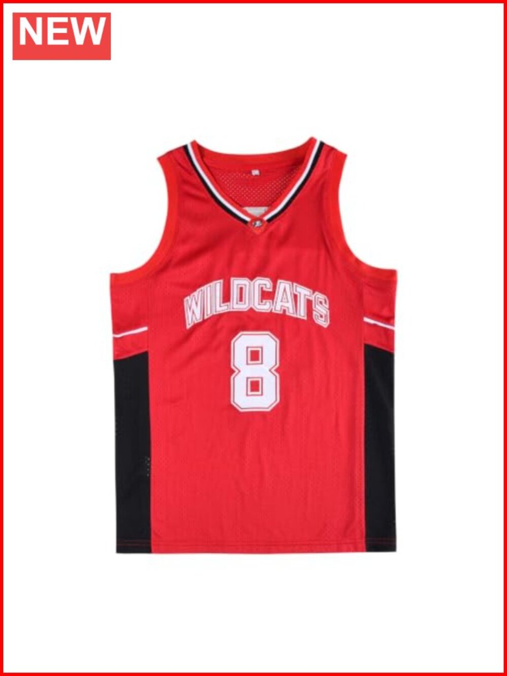 Men's Mesh Basketball Jersey Embroidered V-Neck Retro